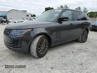 2020 Land Rover Range Rover z VIN SALGR2SUXLA572829, wystawiony jako Copart lot #81239604 z przebiegiem 43 478 mil mil oraz Szkoda całkowita • Salvage title. Historia ofert i sprzedaży dostępna na DreamBid. Obrazek 1.