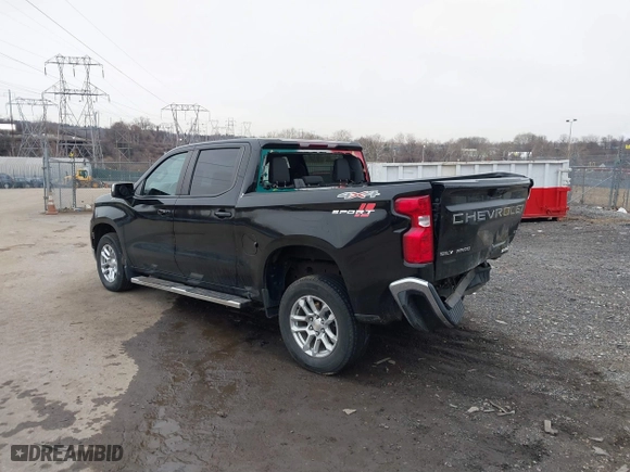 2022 Chevrolet Silverado 1500 LT with VIN 3GCPDKEK3NG504134, listed as a IAAI auction lot 41561032 with 1 mi miles. Bid and sale history available at carsss.com. Image 3.