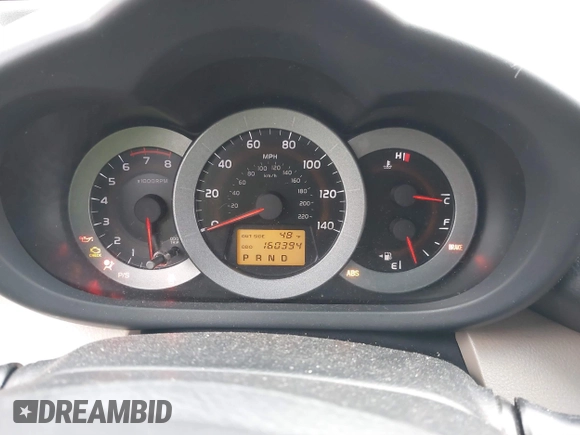 2008 Toyota RAV4 with VIN JTMBD35V985175073, listed as a IAAI auction lot 41683062 with 160,394 mi miles. Bid and sale history available at carsss.com. Image 7.