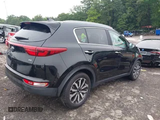 2017 Kia Sportage EX with VIN KNDPN3AC0H7075861, listed as a IAAI auction lot 42343034 with 35,316 mi miles and . Bid and sale history available at DreamBid. Image 4.