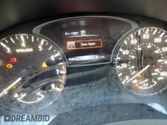 2020 Nissan Pathfinder S with VIN 5N1DR2AM2LC642044, listed as a Copart auction lot 54240045 with 36,484 mi miles and Salvage title. Bid and sale history available at DreamBid. Image 9.