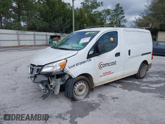 2019 Nissan NV200 Compact Cargo S with VIN 3N6CM0KN5KK697961, listed as a IAAI auction lot 38102516 with 132,689 mi miles. Bid and sale history available at carsss.com. Image 2.