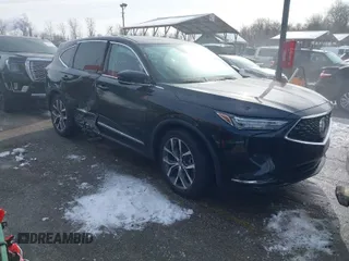 2022 Acura MDX w/Technology Package with VIN 5J8YD9H46NL001454, listed as a IAAI auction lot 41268436 with 83,753 mi miles. Bid and sale history available at carsss.com. Image 1.