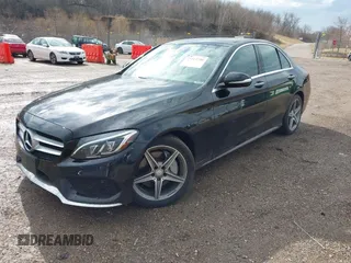 2015 Mercedes-Benz C-Class C 400 with VIN 55SWF6GB5FU029229, listed as a IAAI auction lot 41914780 with 106,038 mi miles. Bid and sale history available at carsss.com. Image 2.