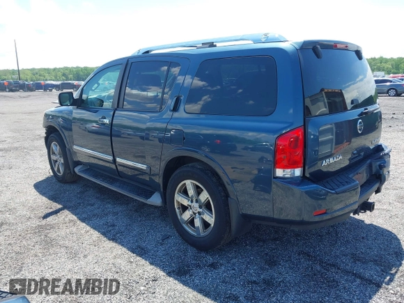 2014 Nissan Armada SV z VIN 5N1AA0NC2EN607107, wystawiony jako IAAI lot #42198605 z przebiegiem 241 099 mil mil oraz . Historia ofert i sprzedaży dostępna na DreamBid. Obrazek 3.