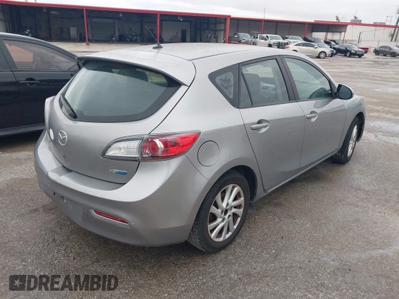 2012 Mazda Mazda3 i Touring with VIN JM1BL1L7XC1664299, listed as a IAAI auction lot 41568259 with 198,926 mi miles. Bid and sale history available at carsss.com. Image 4.