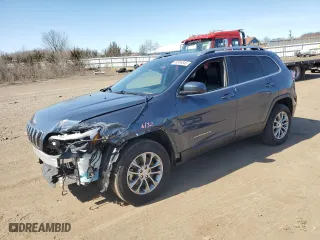 2021 Jeep Cherokee Altitude with VIN 1C4PJMLB7MD139167, listed as a Copart auction lot 49234645 with 44,361 mi miles and Salvage Title. Bid and sale history available at carsss.com. Image 1.