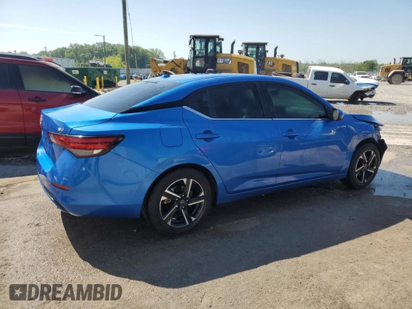 2024 Nissan Sentra SV with VIN 3N1AB8CVXRY238822, listed as a Copart auction lot 53317765 with 26,710 mi miles and Clean Title. Bid and sale history available at DreamBid. Image 3.