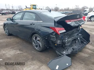 2025 Hyundai Elantra Limited z VIN KMHLN4DJ1SU124424, wystawiony jako IAAI lot #42013638 z przebiegiem 2 713 mil mil oraz . Historia ofert i sprzedaży dostępna na DreamBid. Obrazek 3.