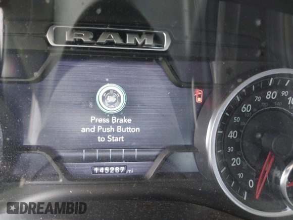 2019 Ram 1500 Laramie with VIN 1C6SRFJT8KN686506, listed as a IAAI auction lot 42499382 with 145,287 mi miles and . Bid and sale history available at DreamBid. Image 16.