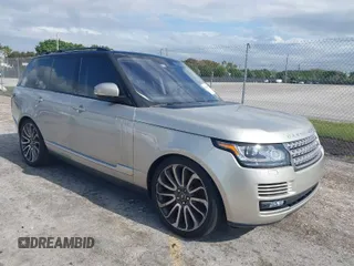 2016 Land Rover Range Rover Supercharged with VIN SALGS2EF1GA283619, listed as a IAAI auction lot 41654995 with 76,212 mi miles. Bid and sale history available at carsss.com. Image 1.