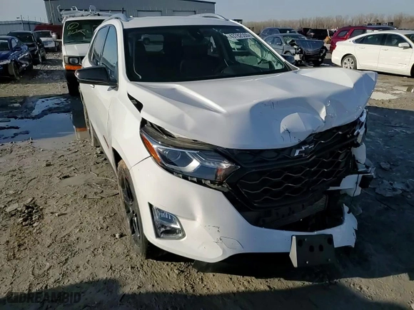 2020 Chevrolet Equinox Premier with VIN 2GNAXNEV8L6215369, listed as a Copart auction lot 43782555 with 28,319 mi miles and Salvage Title. Bid and sale history available at carsss.com. Image 12.