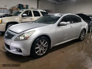 2010 Infiniti G37 Sedan x with VIN JN1CV6AR3AM460166, listed as a Copart auction lot 51736865 with 125,540 mi miles and Salvage Title. Bid and sale history available at carsss.com. Image 1.