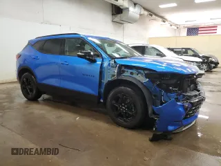 2024 Chevrolet Blazer LT с VIN 3GNKBDR44RS192617, выставлен на аукционе Copart как лот 44419055 с пробегом 8 726 миль миль и Списание • Salvage title. История ставок и продаж доступна на DreamBid. Изображение 4.