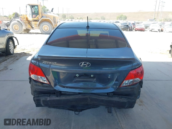 2012 Hyundai Accent GLS with VIN KMHCU4AE5CU246327, listed as a IAAI auction lot 42124657 with 139,287 mi miles. Bid and sale history available at carsss.com. Image 16.