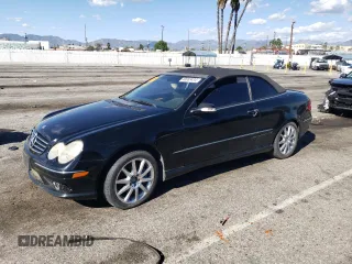 2005 Mercedes-Benz CLK-Class 5.0L with VIN WDBTK75G05T048236, listed as a Copart auction lot 48063434 with 228,417 mi miles and Clean Title. Bid and sale history available at carsss.com. Image 1.