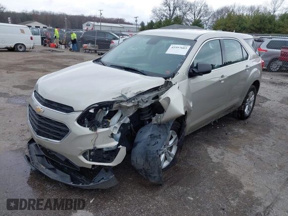 2016 Chevrolet Equinox LS with VIN 2GNALBEK4G1189257, listed as a IAAI auction lot 41957683 with 77,505 mi miles and . Bid and sale history available at carsss.com. Image 6.