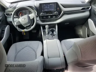 2021 Toyota Highlander L with VIN 5TDCZRAH4MS534715, listed as a Copart auction lot 56737705 with 53,541 mi miles and Salvage title. Bid and sale history available at DreamBid. Image 8.