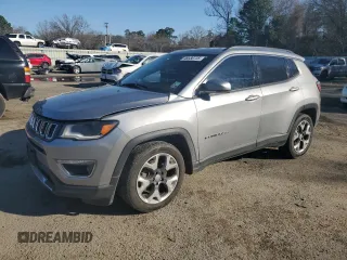 2018 Jeep Compass Limited with VIN 3C4NJCCB9JT358106, listed as a Copart auction lot 48586735 with 142,340 mi miles and Salvage Title. Bid and sale history available at carsss.com. Image 1.