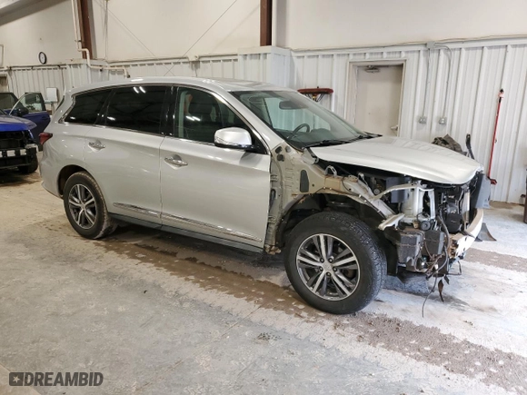 2020 Infiniti QX60 LUXE with VIN 5N1DL0MN4LC522837, listed as a Copart auction lot 46287785 with NaN miles and Salvage Title. Bid and sale history available at carsss.com. Image 4.