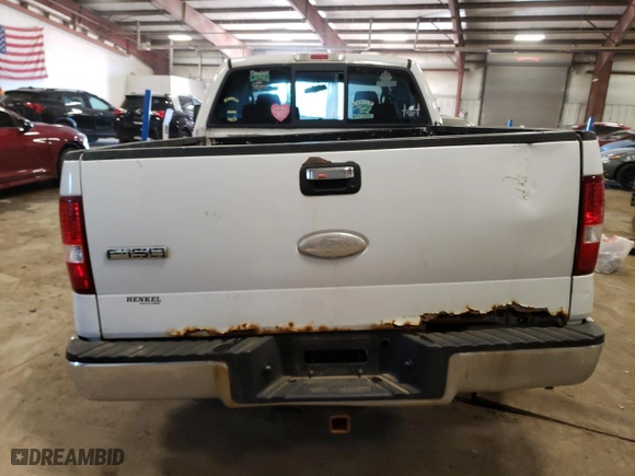 2008 Ford F-150 XLT with VIN 1FTPW14508FA06558, listed as a Copart auction lot 50610015 with 0 mi miles and Clean Title. Bid and sale history available at carsss.com. Image 6.