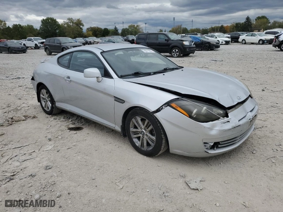 2008 Hyundai Tiburon GS with VIN KMHHM66D38U287984, listed as a Copart auction lot 76011904 with 97,261 mi miles and Salvage Title. Bid and sale history available at carsss.com. Image 4.