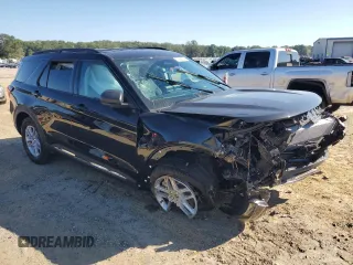 2025 Ford Explorer Active with VIN 1FMUK8DH2SGA23313, listed as a Copart auction lot 73222004 with 646 mi miles and Salvage Title. Bid and sale history available at carsss.com. Image 4.