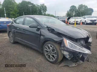 2020 Hyundai Elantra SEL with VIN 5NPD84LF1LH614774, listed as a Copart auction lot 58779405 with 110,502 mi miles and Salvage title. Bid and sale history available at DreamBid. Image 4.
