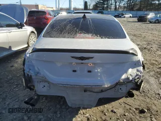 2019 Genesis G70 3.3T Advanced with VIN KMTG34LE4KU014808, listed as a Copart auction lot 87353044 with 57,050 mi miles and Salvage Title. Bid and sale history available at carsss.com. Image 6.