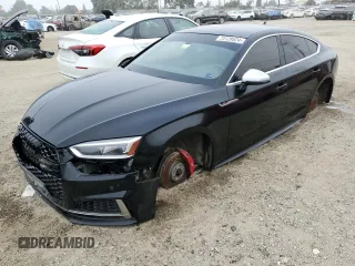 2019 Audi S5 Sportback Premium Plus z VIN WAUB4CF53KA014745, wystawiony jako Copart lot #75128624 z przebiegiem 71 446 mil mil oraz Czysty tytuł • Clean title. Historia ofert i sprzedaży dostępna na DreamBid. Obrazek 1.