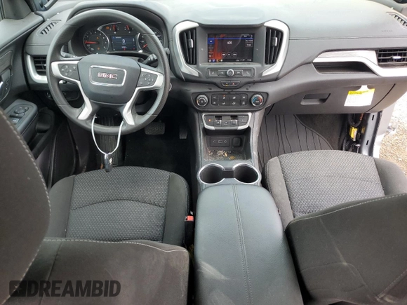 2024 GMC Terrain SLE with VIN 3GKALMEG9RL241746, listed as a Copart auction lot 55422785 with 20,583 mi miles and Salvage title. Bid and sale history available at DreamBid. Image 8.