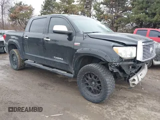 2012 Toyota Tundra 4WD Truck LTD with VIN 5TFHW5F19CX218772, listed as a IAAI auction lot 41472955 with 134,928 mi miles. Bid and sale history available at carsss.com. Image 1.