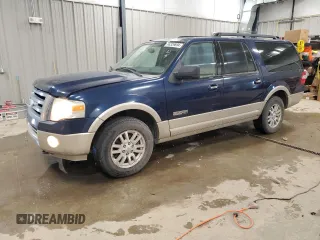 2008 Ford Expedition EL Eddie Bauer with VIN 1FMFK18528LA46090, listed as a Copart auction lot 86329694 with 188,208 mi miles and Clean Title. Bid and sale history available at carsss.com. Image 1.