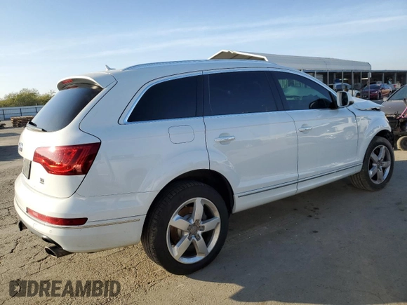 2014 Audi Q7 3.0L TDI Premium with VIN WA1CMAFE3ED002880, listed as a Copart auction lot 84277394 with 224,090 mi miles and Salvage Title. Bid and sale history available at carsss.com. Image 3.