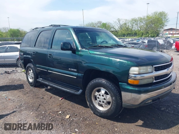 2001 Chevrolet Tahoe LT with VIN 1GNEC13T91R190037, listed as a IAAI auction lot 42034500 with 1 mi miles. Bid and sale history available at carsss.com. Image 1.