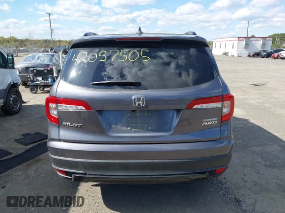 2022 Honda Pilot Special Edition with VIN 5FNYF6H25NB096680, listed as a IAAI auction lot 42057505 with 46,673 mi miles and . Bid and sale history available at DreamBid. Image 16.