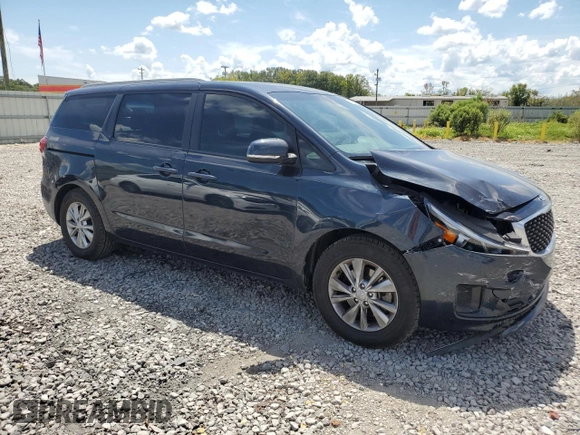 2015 Kia Sedona LX with VIN KNDMB5C14F6043095, listed as a Copart auction lot 69256824 with 181,202 mi miles and Salvage Title. Bid and sale history available at DreamBid. Image 4.