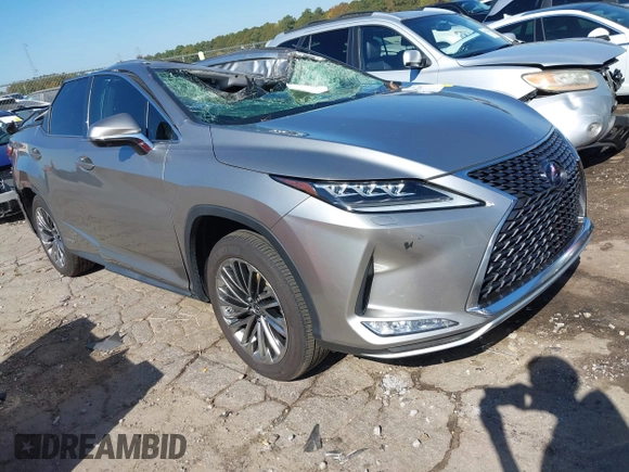 2020 Lexus RX with VIN JTJJGKFA7L2013877, listed as a IAAI auction lot 40678497 with 67,271 mi miles. Bid and sale history available at carsss.com. Image 1.
