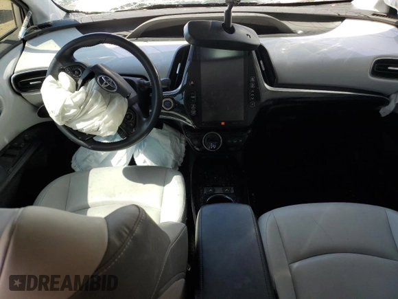 2020 Toyota Prius LE z VIN JTDKARFPXL3124035, wystawiony jako Copart lot #53996215 z przebiegiem Nie podano mil oraz Szkoda całkowita • Salvage title. Historia ofert i sprzedaży dostępna na DreamBid. Obrazek 8.