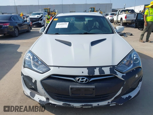 2013 Hyundai Genesis Coupe Premium with VIN KMHHT6KD8DU105294, listed as a IAAI auction lot 42408028 with 148,365 mi miles and . Bid and sale history available at DreamBid. Image 12.