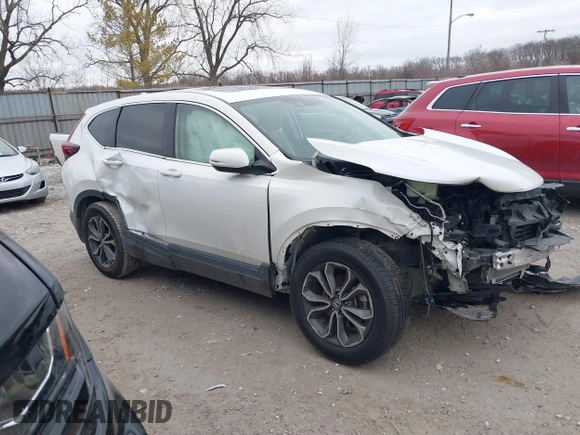 2021 Honda CR-V EX with VIN 5J6RW2H56MA004467, listed as a IAAI auction lot 41729020 with 39,732 mi miles. Bid and sale history available at carsss.com. Image 13.