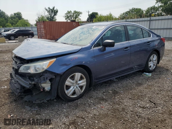 2016 Subaru Legacy 2.5i with VIN 4S3BNBA64G3052006, listed as a Copart auction lot 60080995 with 66,488 mi miles and Salvage title. Bid and sale history available at DreamBid. Image 1.