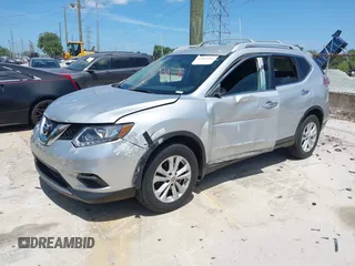 2015 Nissan Rogue SV with VIN 5N1AT2MTXFC849891, listed as a IAAI auction lot 41964361 with 135,934 mi miles and . Bid and sale history available at carsss.com. Image 2.