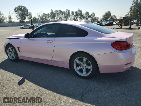 2015 BMW 4 Series 428i with VIN WBA3N7C58FK223086, listed as a Copart auction lot 54985015 with 115,857 mi miles and Salvage Title. Bid and sale history available at DreamBid. Image 2.