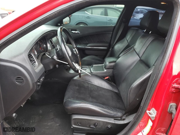 2013 Dodge Charger RT Plus with VIN 2C3CDXCT1DH593678, listed as a Copart auction lot 57032534 with 132,511 mi miles and Salvage Title. Bid and sale history available at carsss.com. Image 7.