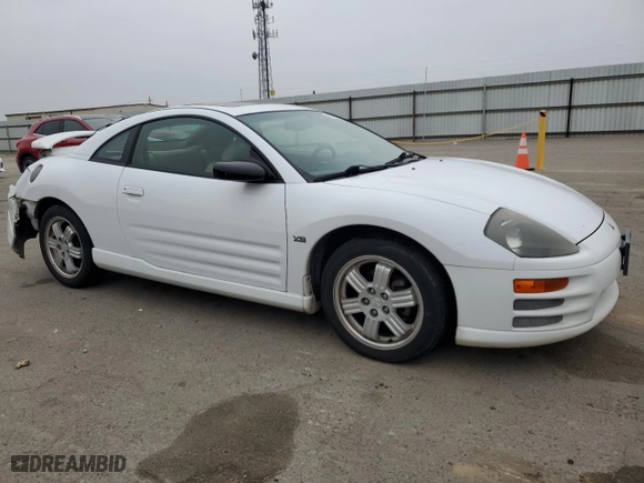 2000 Mitsubishi Eclipse GT with VIN 4A3AC54L2YE042887, listed as a Copart auction lot 85121084 with 99,333 mi miles and Salvage Title. Bid and sale history available at carsss.com. Image 4.