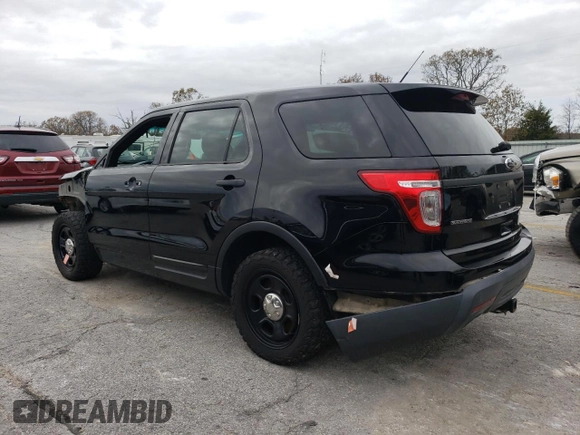 2015 Ford Utility Police Interceptor with VIN 1FM5K8AR6FGB13796, listed as a Copart auction lot 77869864 with 157,449 mi miles and Salvage Title. Bid and sale history available at carsss.com. Image 2.