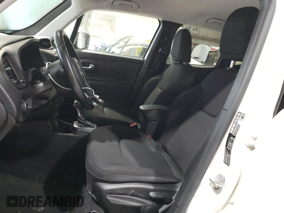 2018 Jeep Renegade Altitude with VIN ZACCJABB0JPH86196, listed as a Copart auction lot 58891575 with Not provided miles and Salvage title. Bid and sale history available at DreamBid. Image 7.