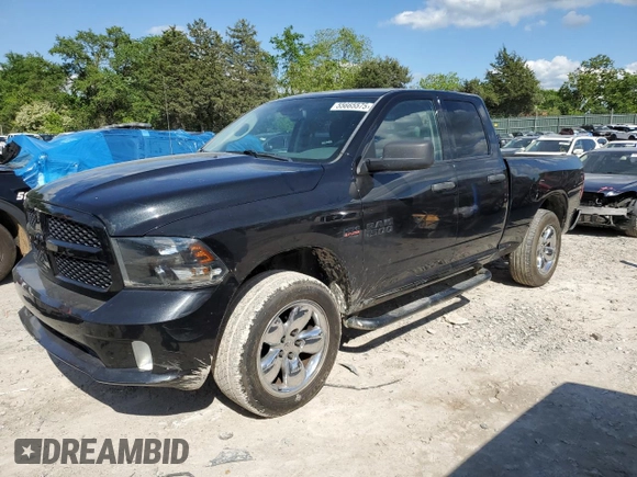 2016 Ram 1500 Express z VIN 1C6RR6FTXGS189585, wystawiony jako Copart lot #55665575 z przebiegiem 155 703 mil mil oraz Szkoda całkowita • Salvage title. Historia ofert i sprzedaży dostępna na DreamBid. Obrazek 1.