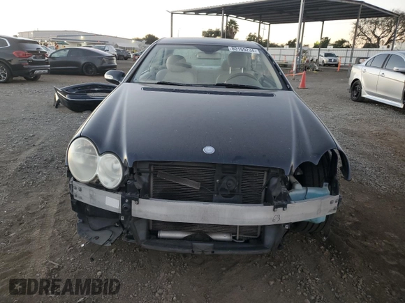 2009 Mercedes-Benz CLK 350 with VIN WDBTJ56H99F269000, listed as a Copart auction lot 80169234 with Not Provided miles and Salvage Title. Bid and sale history available at DreamBid. Image 5.
